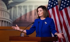 Speker Pelosi speaks on Impeachment and Iran on Capitol Hill<br>Speaker of the House Nancy Pelosi, D-Calif., speaks on Impeachment and the ongoing situation in Iran during her weekly press conference, on Capitol Hill in Washington, DC on Thursday, January 9, 2020. Speaker Pelosi said she would send the articles of impeachment to the Senate soon. Photo by Kevin Dietsch/UPI- PHOTOGRAPH BY UPI / Barcroft Media