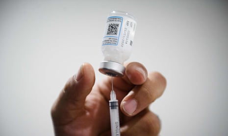 A vaccine being prepared