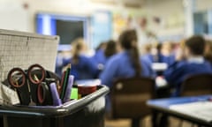 School children during class at a primary school.