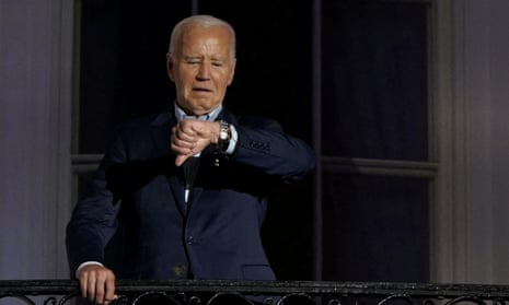 Joe Biden at an independence day celebration, Washington, 4 July