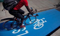 Cycle Superhighway route, London.