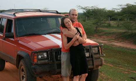 ‘When I try to imagine anything more precious than this wild life with him, I can’t’: Annabelle and Ed during their travels in South America in 2007