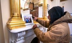 House likely to take up impeachment aerticles against President Trump after Capitol seige<br>epa08926302 A supporter of US President Donald J. Trump and his baseless claims of voter fraud walks through the office of Speaker of the House Nancy Pelosi after breaching Capitol security during their protest against Congress certifying Joe Biden as the next president in Washington, DC, USA, 06 January 2020 (issued 08 January 2020). On 08 January Assistant House Speaker Katherine Clarke said the House will move to impeach President Trump if the Vice President and Cabinet do not remove him on their own. EPA/JIM LO SCALZO