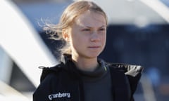 Climate activist Greta Thunberg arrives in Lisbon in December 2019