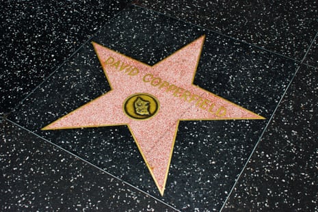 David Copperfield star on Hollywood Walk of Fame in Hollywood, California.