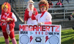 The Real Hot Bitches, the official cheer squad of the Megahertz