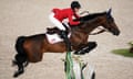 Jessica Springsteen aboard Don Juan van de Donkhoeve during the showjumping team final