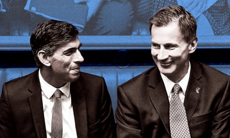 Rishi Sunak and Jeremy Hunt.