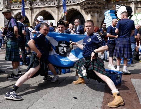 Scotland supporters in Munich