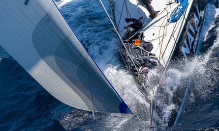 Photographer Andrea Francolini snaps the Sydney to Hobart