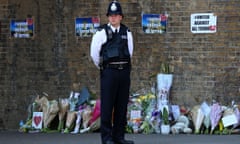 The scene of Darren Osborne’s attack at Finsbury Park.