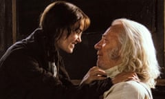 Keira Knightley and Donald Sutherland in Pride and Prejudice (2005).
