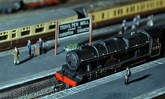 Scale model of Yeovil Pen Mill railway station