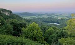 A view of Garbutt Wood and North York Moors