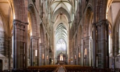 France, Ille et Vilaine, Dol de Bretagne, Saint Samson Cathedral with Gothic style<br>B9PR9M France, Ille et Vilaine, Dol de Bretagne, Saint Samson Cathedral with Gothic style