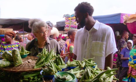 Jessica B Harris and Stephen Satterfield in High on the Hog: How African American Cuisine Transformed America.