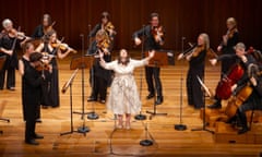 Britten Sinfonia and Elizabeth Watts at Milton Court, London.