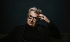 Europe, Germany, Berlin, Director Wim Wenders in his Berlin office for the Observer New Review by Malte Jaeger, November 2023.