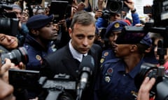 Oscar Pistorius<br>FILE - Oscar Pistorius leaves the High Court in Pretoria, South Africa, on June 14, 2016 during his trail for the murder of girlfriend Reeva Steenkamp. Oscar Pistorius is due on Friday, Jan. 5, 2024 to be released from prison on parole to live under strict conditions at a family home after serving nearly nine years of his murder sentence for the shooting death of girlfriend Reeva Steenkamp on Valentine’s Day 2013. (AP Photo/Themba Hadebe, File)