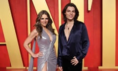 Damian and Liz Hurley at an Oscars party in Beverly Hills, March 2024