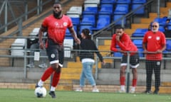 Marvin Hamilton with the ball at his feet