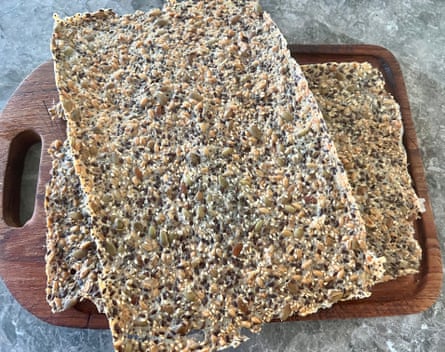 Elizabeth Quinn’s seeded crispbread