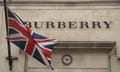 The Burberry store on New Bond Street. Burberry warned that sales had slumped by a fifth in the 13 weeks to 29 June.