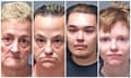 four mugshots