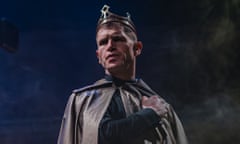 yle Rowe as the king in Richard, My Richard at Shakespeare North Playhouse.