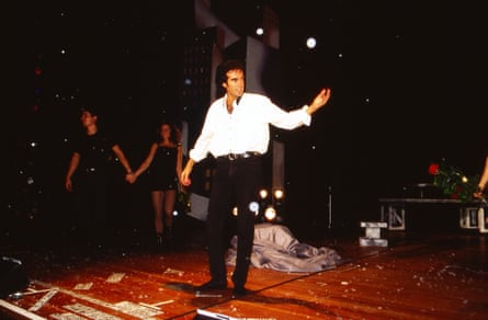 David Copperfield at one of his shows in Dortmund, Germany, in 1995.