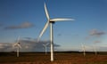 Turbines on Green Rigg windfarm, Northumberland