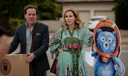 Children’s author Julian (Ben Miller) and his wife and illustrator Ingrid (Sally Phillips).