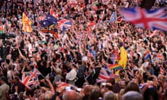 The 2015 Last Night of the Proms at the Albert Hall, London.