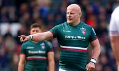 Leicester Tigers' Dan Cole during the Premiership match against Bristol Bears.