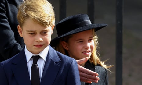 George, second in line to the throne, and his sister, were the youngest mourners at Westminster Abbey service. The children’s role in the hour-long ceremony only emerged on Sunday night and is certain to have been the subject of considerable deliberation.