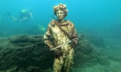 A copy of a statue of Dionysus, commissioned by Emperor Claudius