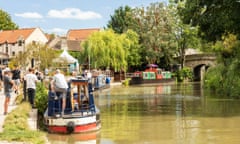 The Lock Inn on The Kennet and Avon Canal at Bradford-on-Avon in Wiltshire.