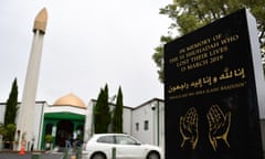 A general view of Masjid An-Nur mosque in Christchurch