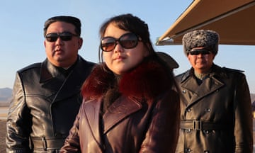 North Korea Leader Kim Jong Un (L) and his daughter