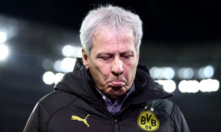 Not everyone on the Yellow Wall approves of Lucien Favre.