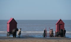 Sanditon’s bathing machines, for the women to use while changing. 