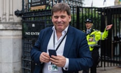 Andrew Bridgen leaves Houses of Parliament