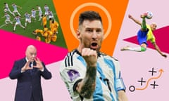 Argentina v Netherlands; Gianni Infantino; Lionel Messi; Richarlison