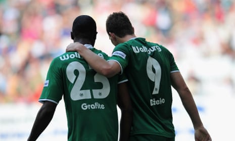 Edin Dzeko and Grafite scored 82% of Wolfsburg’s goals when they won the Bundesliga in 2008-09.