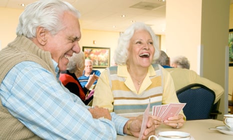 Old people tea party