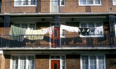 Washing outside flats