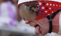 Great Britain's Jason Kenny competes in the men's track cycling team sprint finals