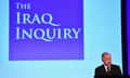 Sir John Chilcot presents The Iraq Inquiry Report 