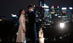 Jenna Coleman and Tom Sturridge in The Sandman.