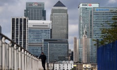 The City of London in London, Britain, as investors await chancellor Kwasi Kwarteng’s mini budget this morning